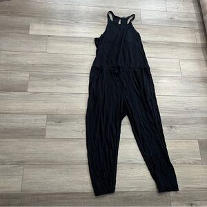 Polo Ralph Lauren Women’s Black Jumpsuit Size L Chic minimalist Elegant Soft
